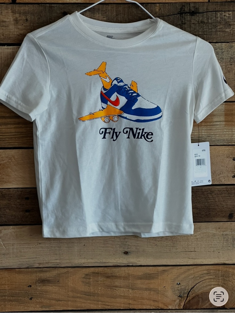 Nike White Tee “Fly Nike”
